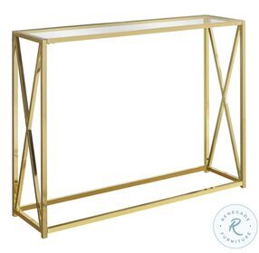 3446 Gold Console Table