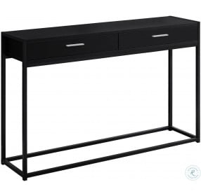 Black Metal 48" Console Table