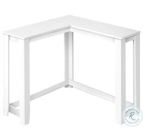 3656 White 36" Corner Sofa Table