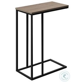 3766 Dark Taupe Accent Table