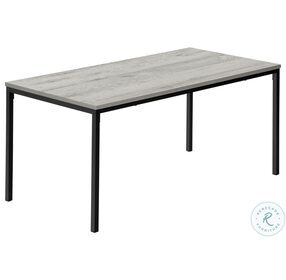 3796 Grey And Black 40" Coffee Table