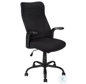 7248 Black Fabric Adjustable Office Chair