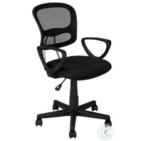 Black Mesh Juvenile Office Chair