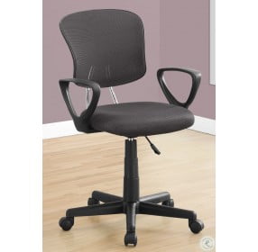 Gray Mesh Juvenile Office Chair