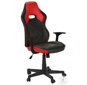 7327 Black and Red Office Chair