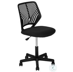 7336 Black Swivel Adjustable Office Chair
