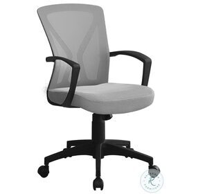 7340 Grey Swivel Adjustable Office Chair