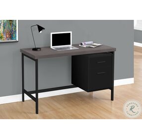 7437 Black and Grey 48" Home Office Set