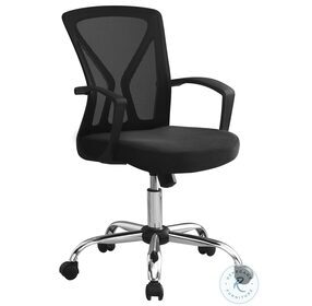 7460 Black Swivel Adjustable Office Chair
