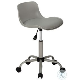7465 Grey Swivel Adjustable Office Chair