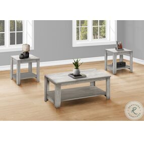 7880P Industrial Grey 3 Piece Occasional Table Set