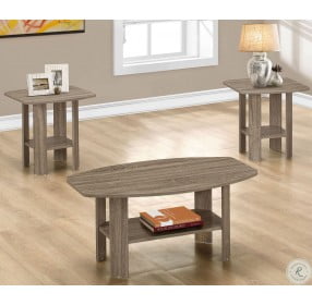 Dark Taupe 3 Piece Occasional Table Set
