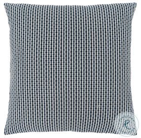 9240 Dark Blue Abstract Dot 18" Pillow