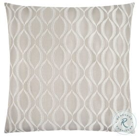 9344 Taupe Wave Pattern 18" Pillow