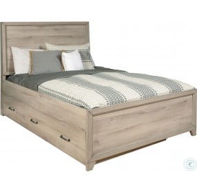 River Creek Birch Brown Full Panel Bed With Trundle