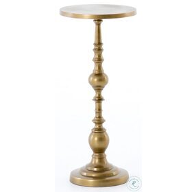 Calhoun Antique Brass End Table