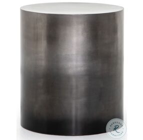 Cameron Ombre Antique Pewter End Table