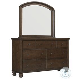 Cambridge Classic Cherry Double Dresser with Mirror
