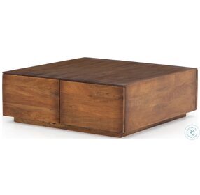 Duncan Reclaimed Fruitwood Storage Coffee Table