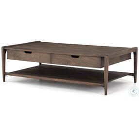 Valeria Aged Brown Coffee Table