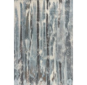 Illusions Teal Moderne Small Rug