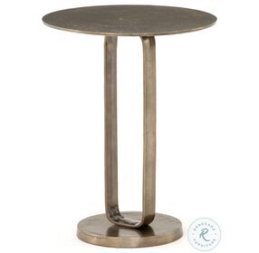 Douglas Aged Bronze Outdoor End Table