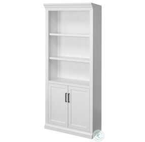 Abby White Door Bookcase