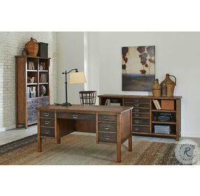 Heritage Hickory Computer Home Office Set