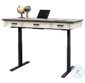 Hartford White Electric Adjustable Height Adjustable Desk