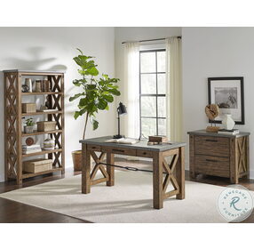 Jasper Brown And Gray 54" Home Office Set