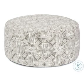 Popstitch Shell Nyos Charcoal Cocktail Ottoman