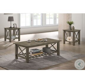 Vesta Gray Occasional Table Set