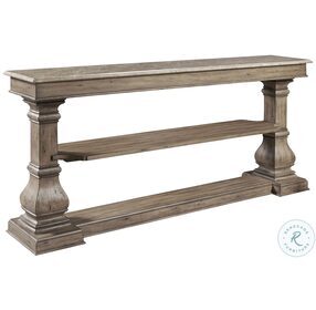 Garrison Cove Honey Toned And Gray Undertones Hall Console Table