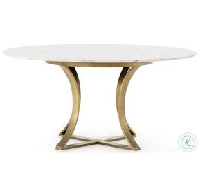 Gage Cast Brass 60" Dining Table