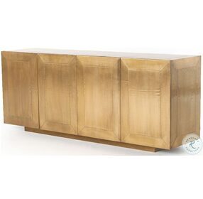 Freda Grey And Brushed Brass Clad Sideboard