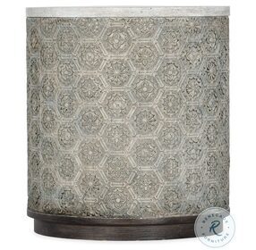 Greystone Gray Round End Table