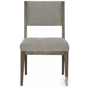 Linea Grey And Cerused Charcoal Side Chair