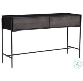 Tobin Charcoal Console Table