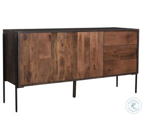 Tobin Charcoal And Light Brown Sideboard