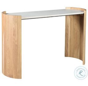 Dala Natural And White Console Table