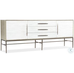 Cascade Soft Taupe And White TV Stand