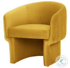 Franco Yellow Accent Chair