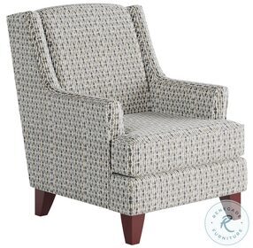 Limbo Denim Blue Wing Back Accent Chair