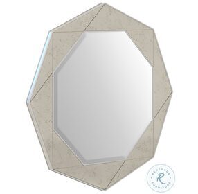 Mezzanine Dove Gray Octagonal Mirror