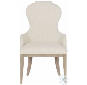 Santa Barbara Cream Upholstered Arm Chair Set Of 2