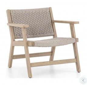 Delano Washed Brown Outdoor Chair