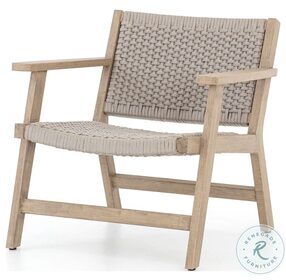 Delano Washed Brown Outdoor Chair