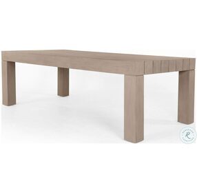 Sonora 87" Brown Outdoor Dining Table