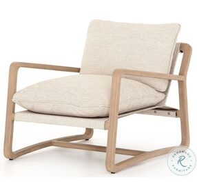 Lane Faye Sand Washed Brown Outdoor Chair