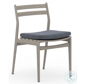 Atherton Grey And Navy Outdoor Dining Chair